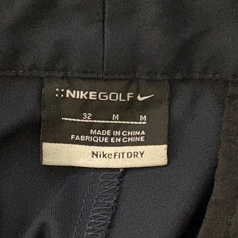 Nike‎ Mens DriFit Navy Blue Golf Shorts 32/Med - Picture 7 of 7
